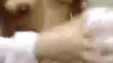 Desi wife exposed nude during dress change MMS video