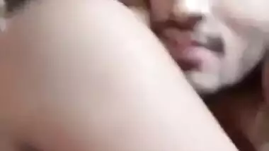 Fucking tight pussy of GF in standing position