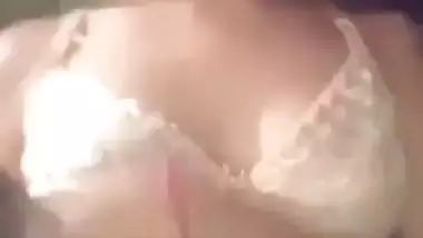 Sexy GF removing bra and boobs show for lover