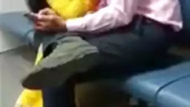 22 lovers making out in local train