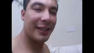 Naughty Indian Amateur XXX Gangbang Threesome Then Cum On Fa