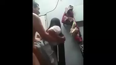 Quick sex with juicy sali