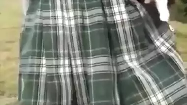 Clg girl bunk the college for lover