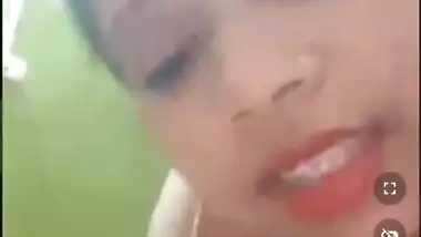 Booby Dehati village wife showing her naked big boobs video