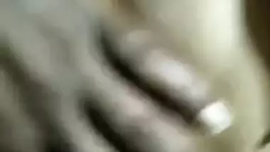 Cute Desi girl brandishes lovely XXX tits in close-up making man touch