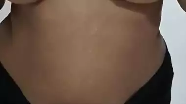 Huge Boobs - Indian Girl Playing With Her Boobs