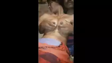 Lactating village wife boobs fondled 1