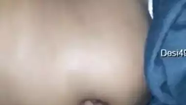 Wife is sleeping soundly while the Desi man is filming her XXX parts