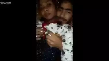 Desi college lovers passionate kissing with standing sex