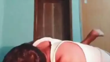 Desi village fatty bhabi fucking with father in lw