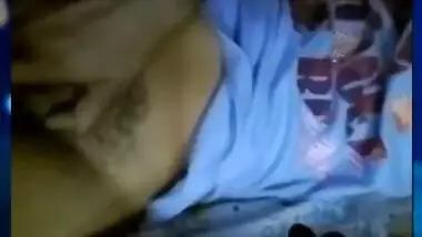 Young Desi woman exposes boobies and hairy pussy in sex show