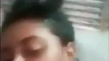 Cute girl show on VC