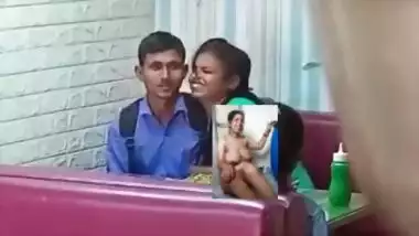Blowjob and fucking in restaurent