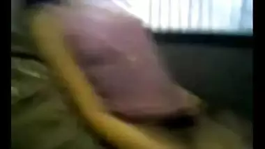 Cute Indian couple free porn blowjob in train