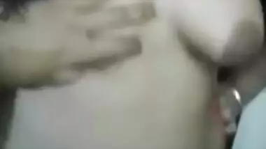 Remarkable Desi wench lets pornographer touch tits and hairy pussy