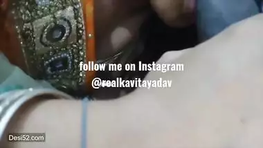 Beautiful Kavita bhabi Fuck and sucking in saree For Money