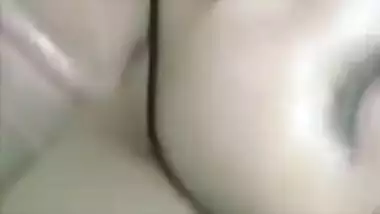 Naughty Desi stud touches with boner bald XXX pussy of sleeping GF
