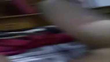 Cute hairy pussy fingering and fucking