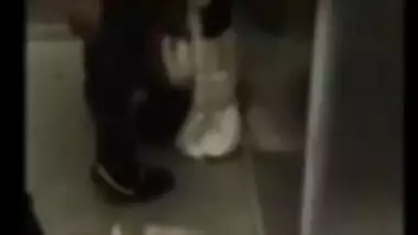 Naughty Girls Sucking Best Friends Dick in Lift