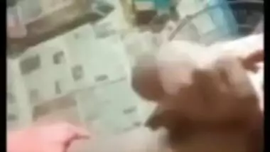 Village girl showing boobs to lover on video call