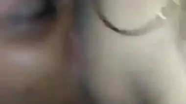 Sexy Indain Bhabhi Boob Pressing and Kissing By Lover