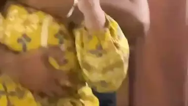 Beautiful tanker wife boob press and doggy viral sex