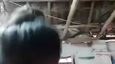 Village Bhabhi Showing Her Boobs and Pussy
