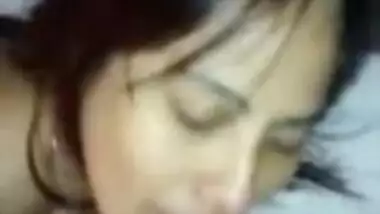 Girl cum on face