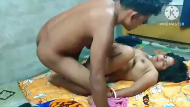 Midnight Bangla sex of a young guy fucking his wife