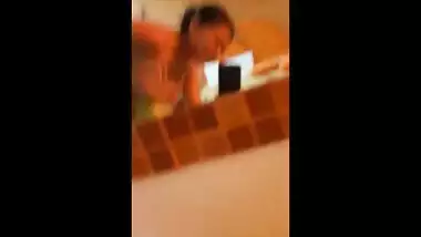Massage girl gets her pussy hammered in doggy style by client