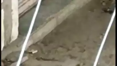 Leaked desi mms video of cheat wife fucking with her servant outdoor, caught by hubby