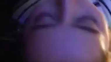 Cheating native teen sucking some daddy dick on the dl