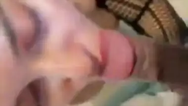 Desi Sexy Babe Giving Blowjob Fingerring Taking Cum All Over Face Fucking Part 2