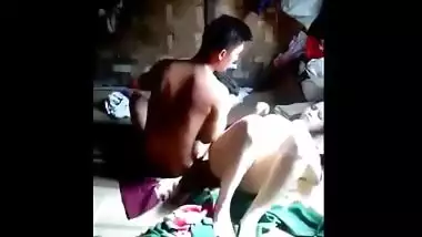 Skinny college floozy gets her love tunnel fucked by one of her seniors
