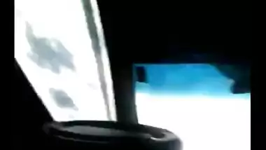 Slut Fucks Doggystyle In A Car