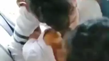 Mallu guys group sex with hot call girl in car