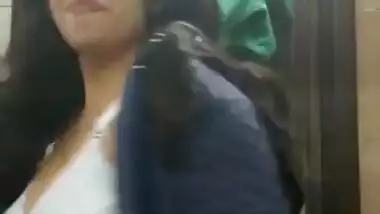 Hot Desi Girl Teasing Boyfriend Saying I Love you