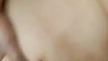 Beautiful girl show her big boob selfie cam video