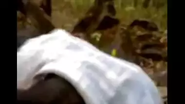 Blue film Tamil sex video of teen girl Jyothi fucking outdoors