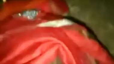 Desi couple enjoying outdoor at night