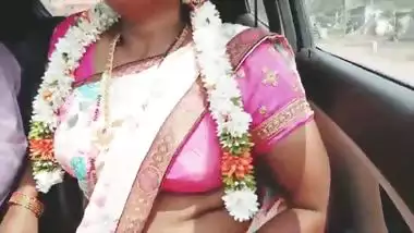 Indian sexy saree bhabi car romance Telugu dirty talks.