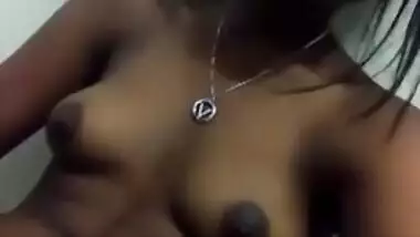 Sweet Desi minx spreads legs and actively massages own XXX vagina