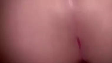 White Girl Rides Reverse Cowgirl