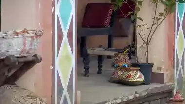 Jija Romance with bathing sali