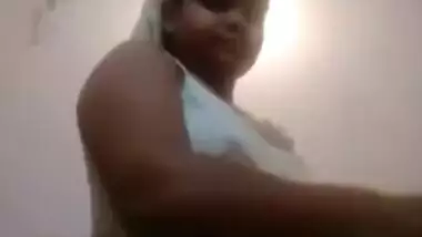 Horny girl on video call