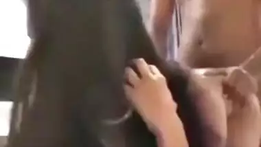 Chennai couple sex with cute girl