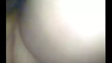 Playing Her Huge Breast