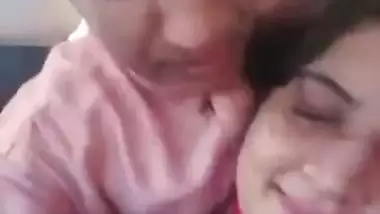 Paki sister boob press brother by in car at new