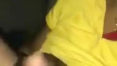 Sexy Desi XXX slut girl sucking her customer’s dick MMS