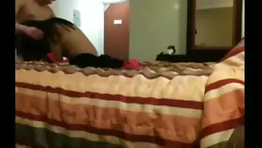 Hidden cam catches a cheating wife having sex in a hotel room